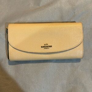Coach light nude wallet